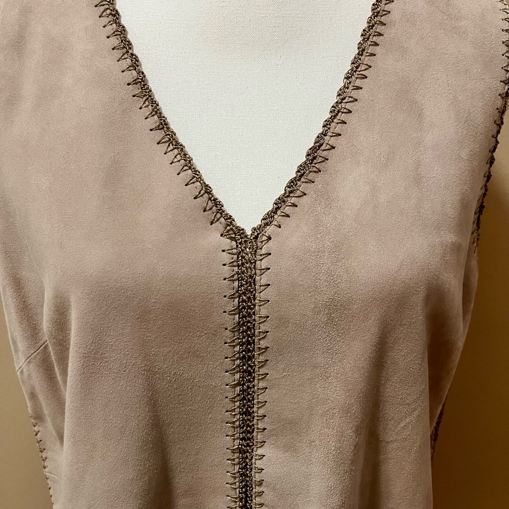NWT Sundance Dakota Suede Leather Vest Size Large - Picture 3 of 14